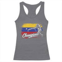 Venezuela Champions Baseball Batter Venezuelan Sport Fan Racerback Tank Top