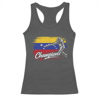 Venezuela Champions Baseball Batter Venezuelan Sport Fan Racerback Tank Top