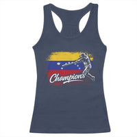 Venezuela Champions Baseball Batter Venezuelan Sport Fan Racerback Tank Top