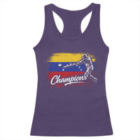 Venezuela Champions Baseball Batter Venezuelan Sport Fan Racerback Tank Top