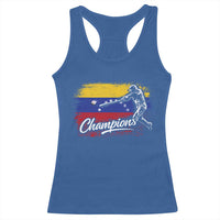Venezuela Champions Baseball Batter Venezuelan Sport Fan Racerback Tank Top