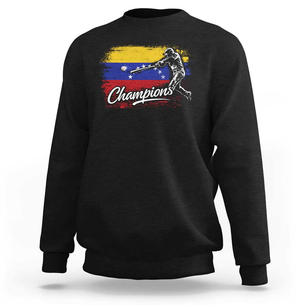 Venezuela Champions Baseball Batter Venezuelan Sport Fan Sweatshirt
