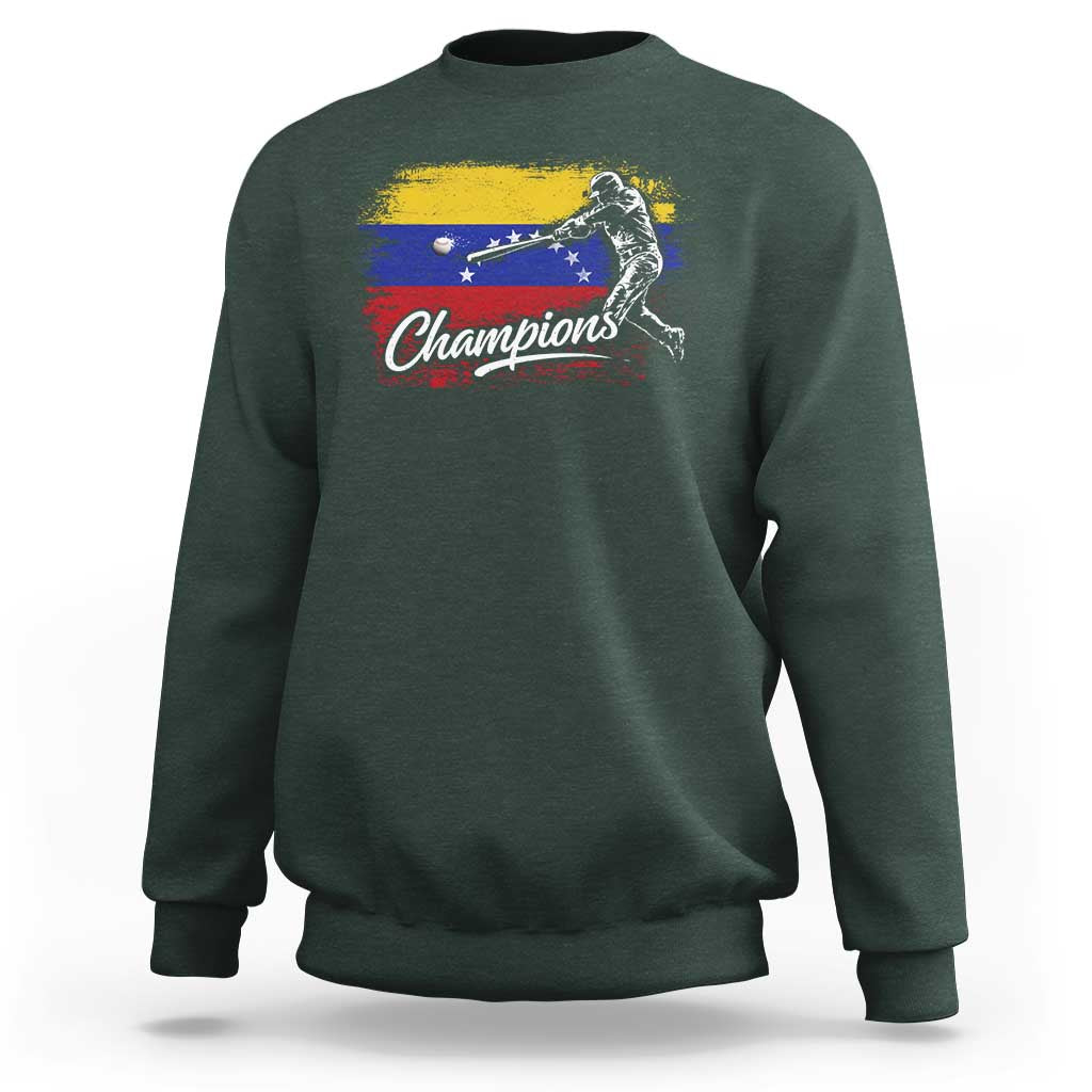 Venezuela Champions Baseball Batter Venezuelan Sport Fan Sweatshirt