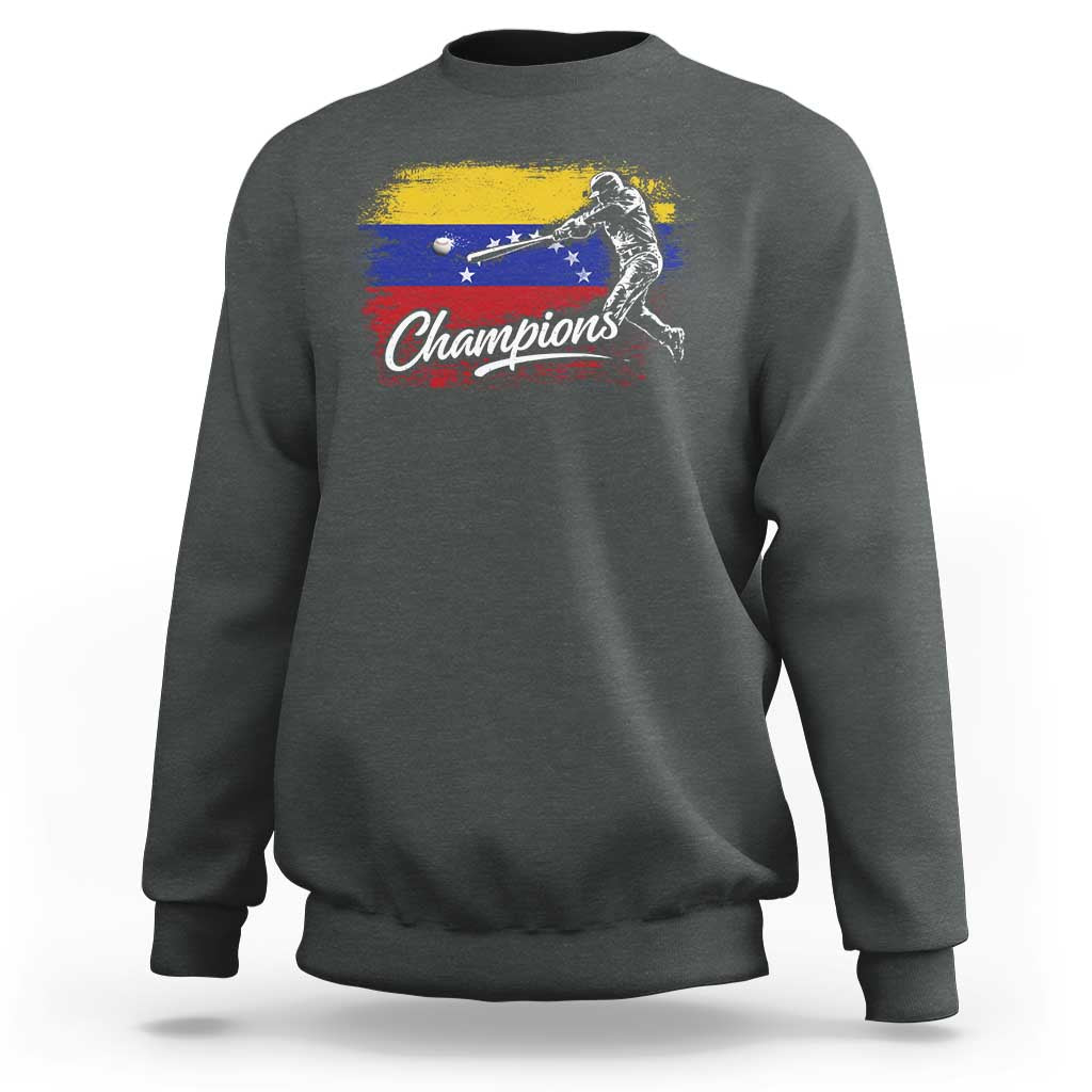 Venezuela Champions Baseball Batter Venezuelan Sport Fan Sweatshirt