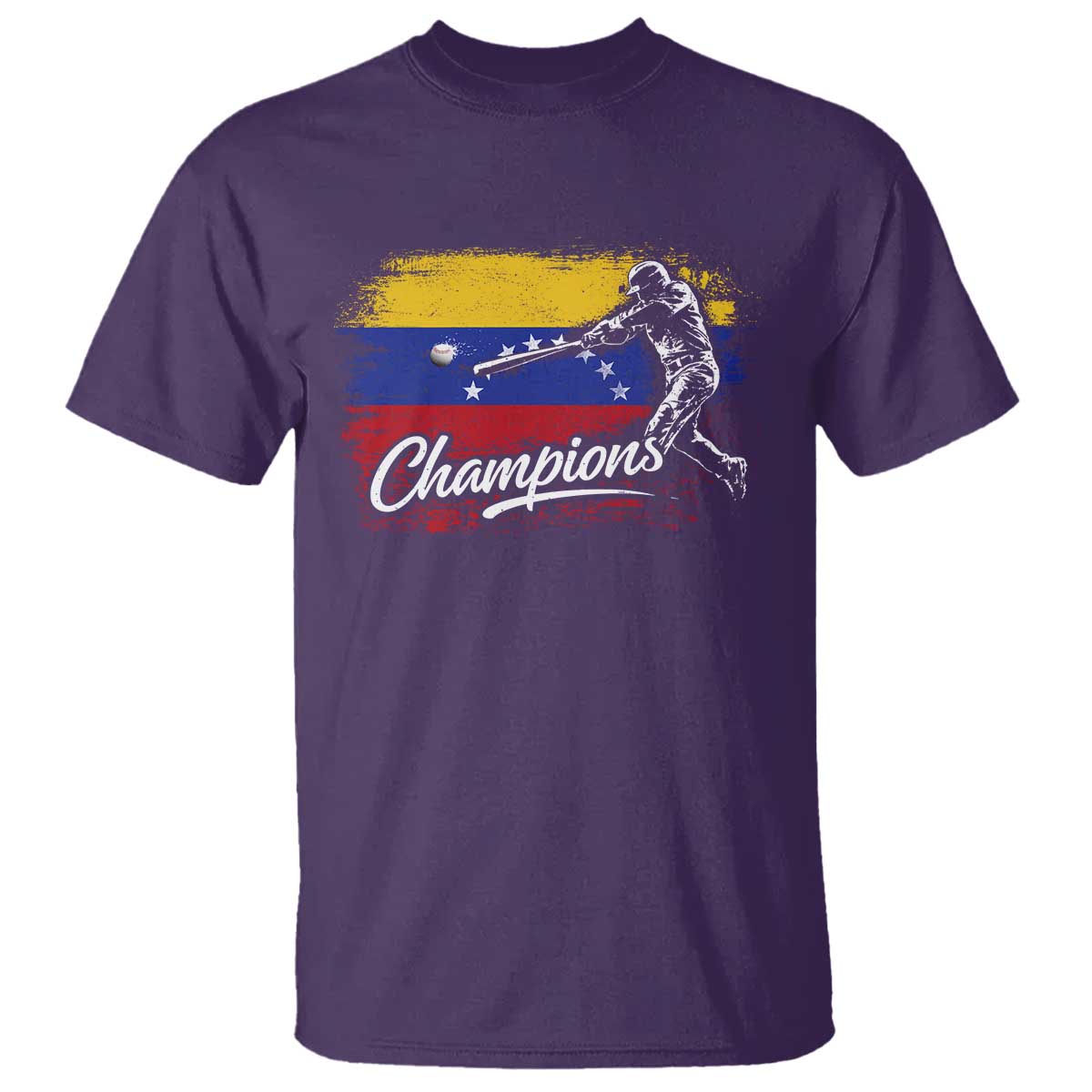 Venezuela Champions Baseball Batter Venezuelan Sport Fan T Shirt