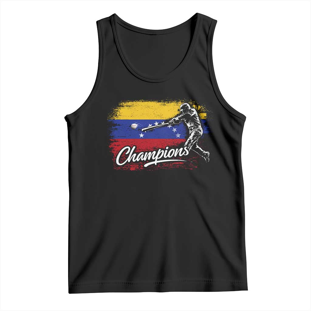 Venezuela Champions Baseball Batter Venezuelan Sport Fan Tank Top