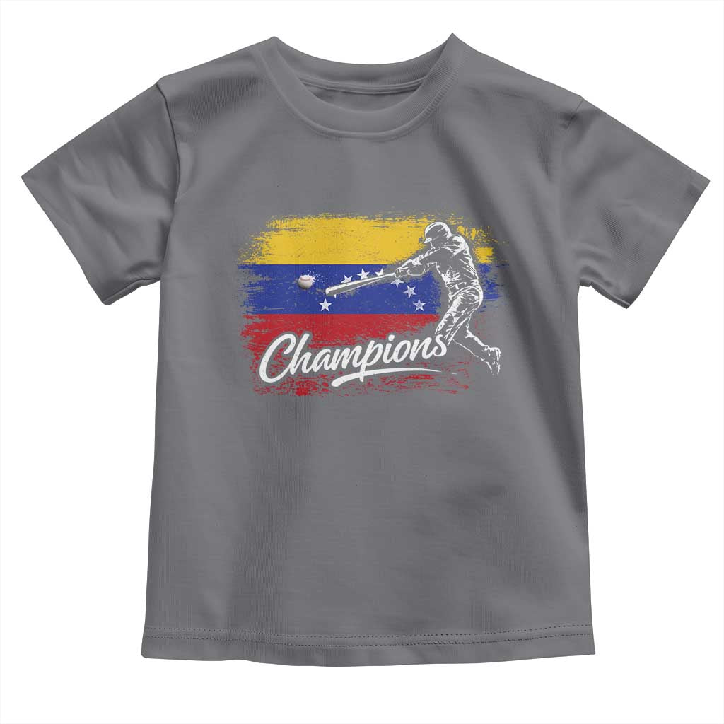 Venezuela Champions Baseball Batter Venezuelan Sport Fan Toddler T Shirt