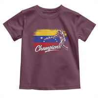 Venezuela Champions Baseball Batter Venezuelan Sport Fan Toddler T Shirt