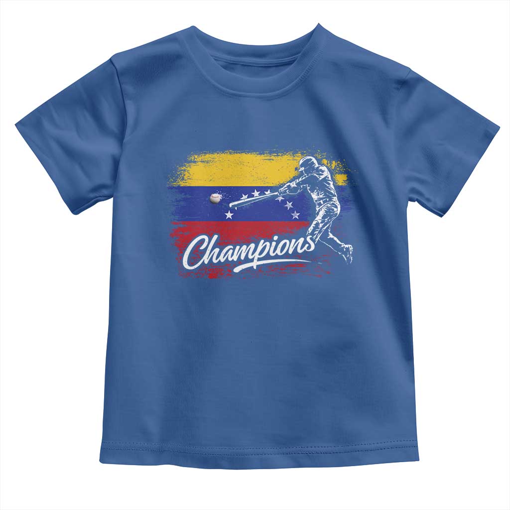 Venezuela Champions Baseball Batter Venezuelan Sport Fan Toddler T Shirt