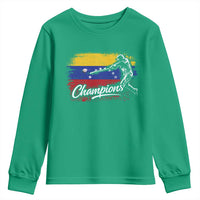 Venezuela Champions Baseball Batter Venezuelan Sport Fan Youth Sweatshirt