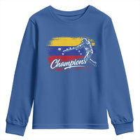 Venezuela Champions Baseball Batter Venezuelan Sport Fan Youth Sweatshirt