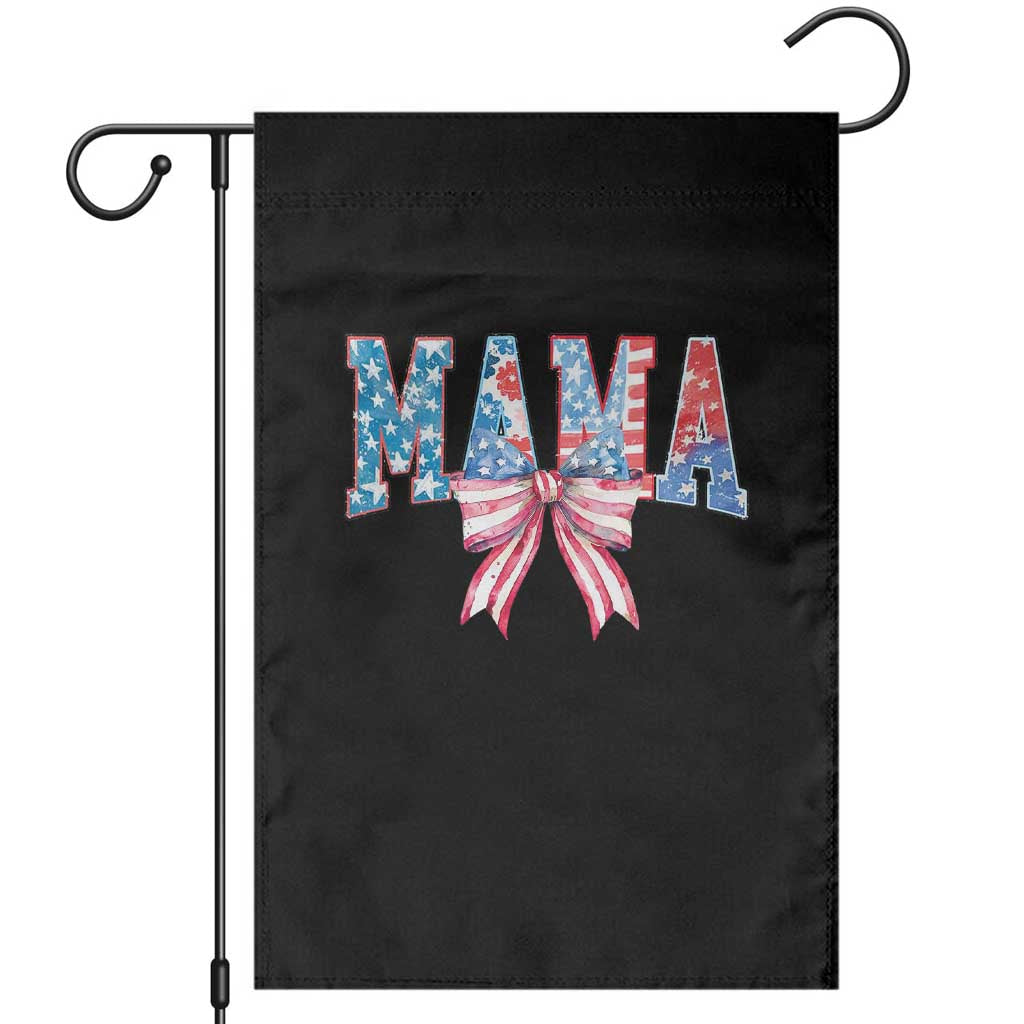 Funny American Patriotic Mama Coquette Garden Flag 4th Of July Mother's Day