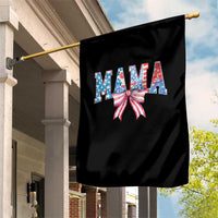 Funny American Patriotic Mama Coquette Garden Flag 4th Of July Mother's Day
