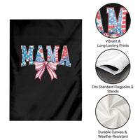 Funny American Patriotic Mama Coquette Garden Flag 4th Of July Mother's Day