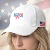 Funny American Patriotic Mama Coquette Baseball Cap 4th Of July Mother's Day