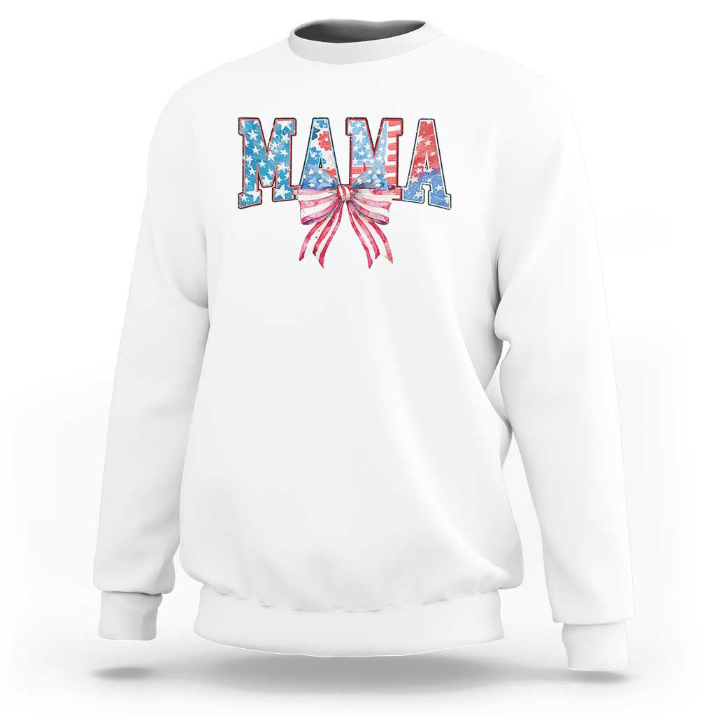 Funny American Patriotic Mama Coquette Sweatshirt 4th Of July Mother's Day