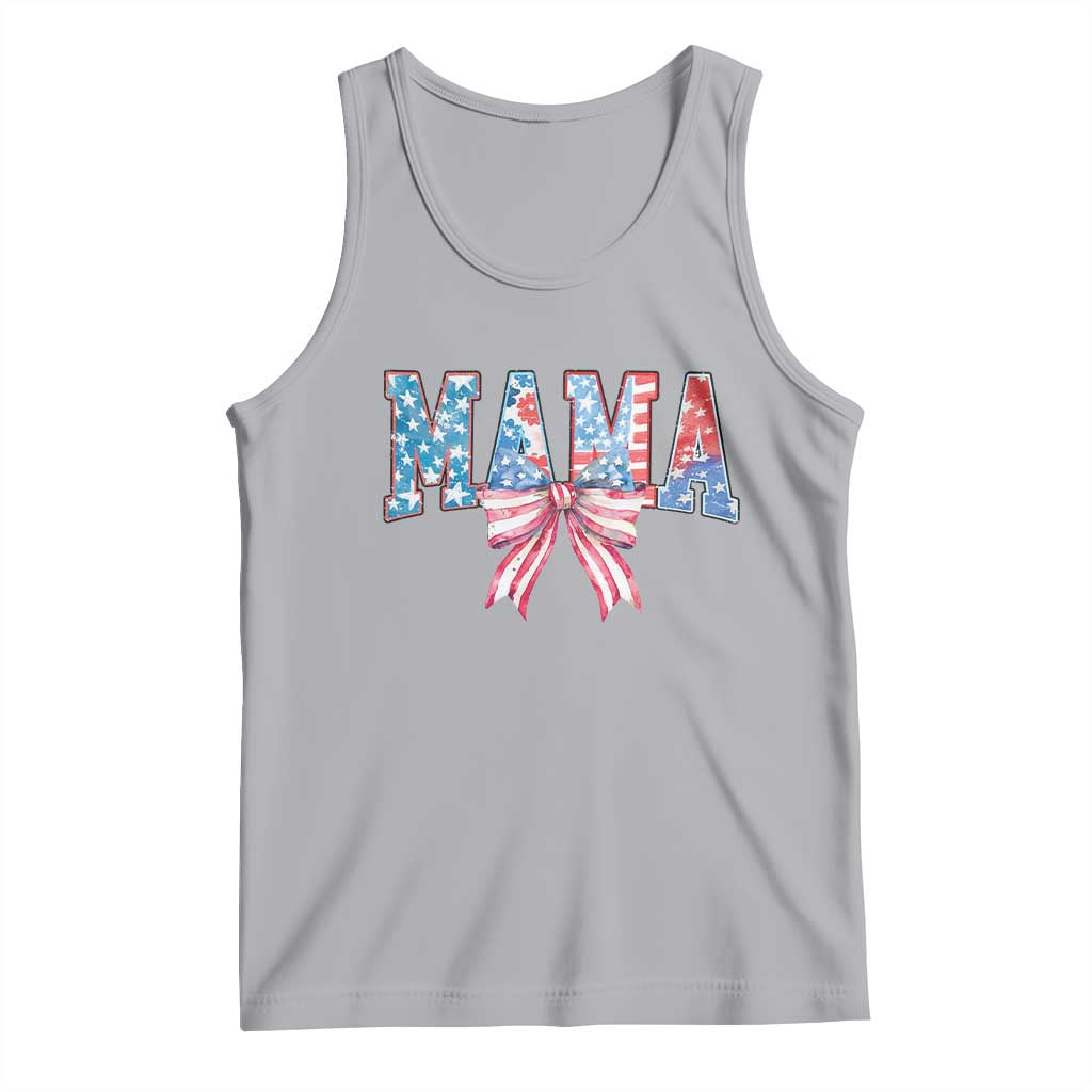 Funny American Patriotic Mama Coquette Tank Top 4th Of July Mother's Day