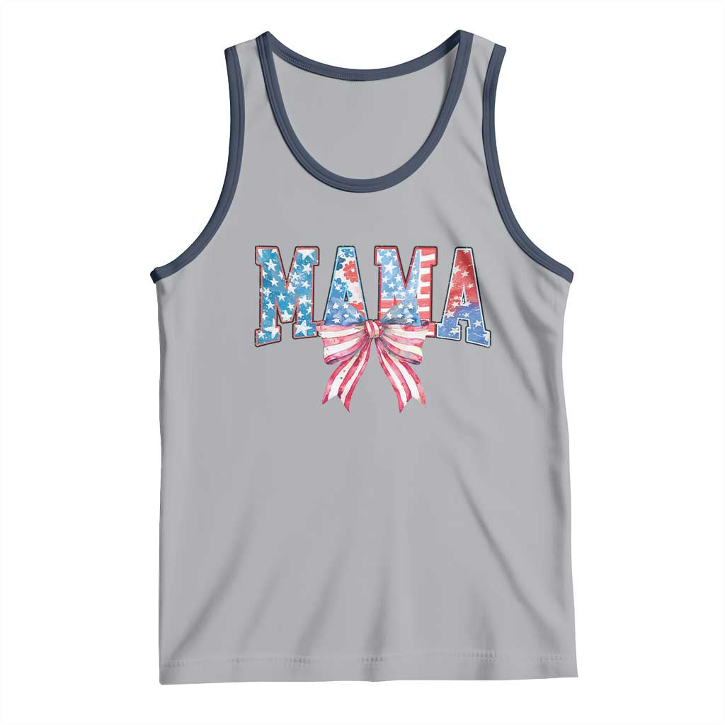 Funny American Patriotic Mama Coquette Tank Top 4th Of July Mother's Day
