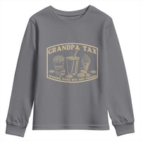 Funny Grandpa Tax Making Sure It's Not Poison Youth Sweatshirt Father's Day