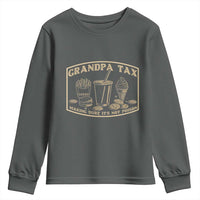 Funny Grandpa Tax Making Sure It's Not Poison Youth Sweatshirt Father's Day