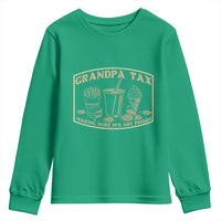 Funny Grandpa Tax Making Sure It's Not Poison Youth Sweatshirt Father's Day
