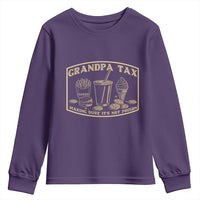 Funny Grandpa Tax Making Sure It's Not Poison Youth Sweatshirt Father's Day
