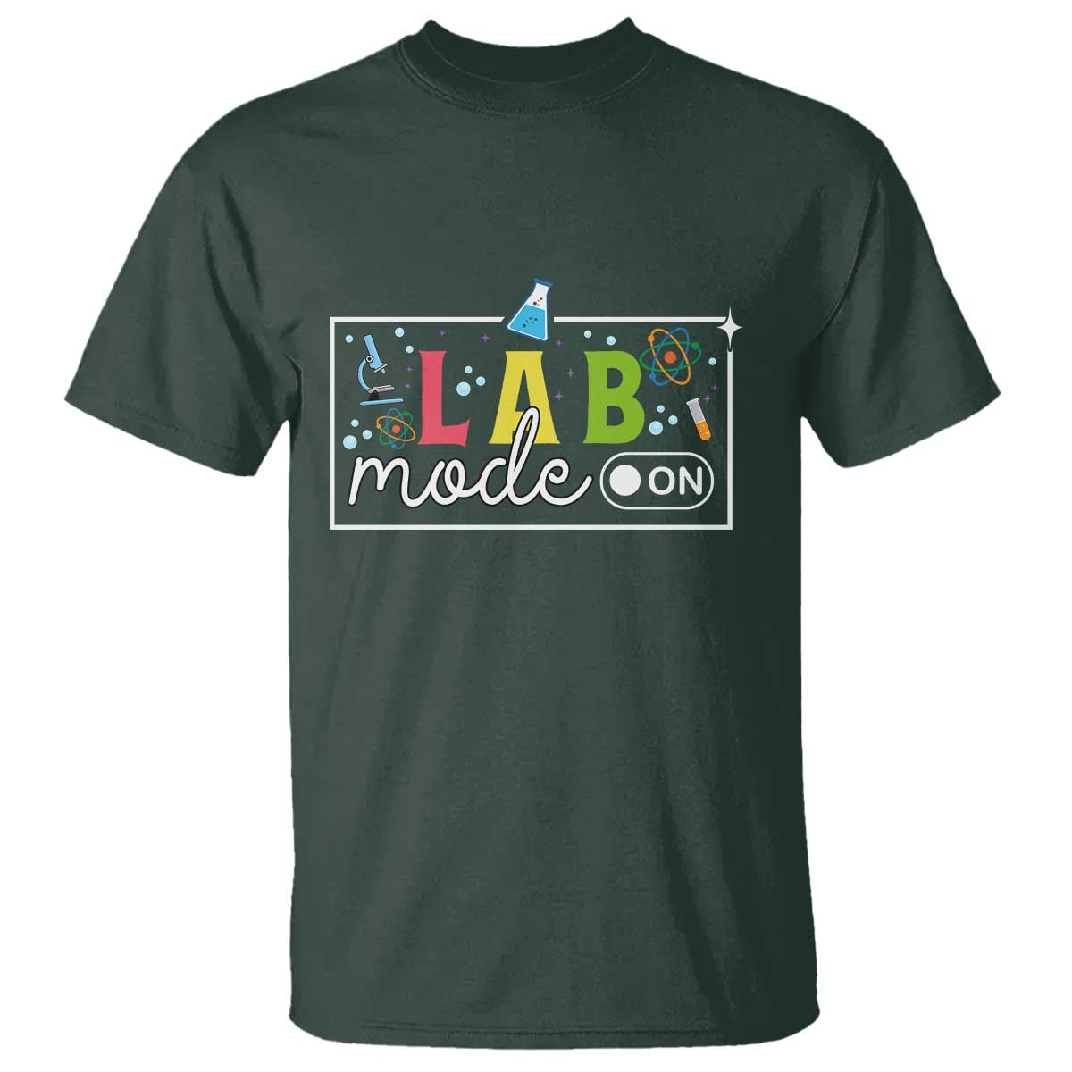 Funny Laboratory Scientist T Shirt Lab Mode On Chemistry Medical