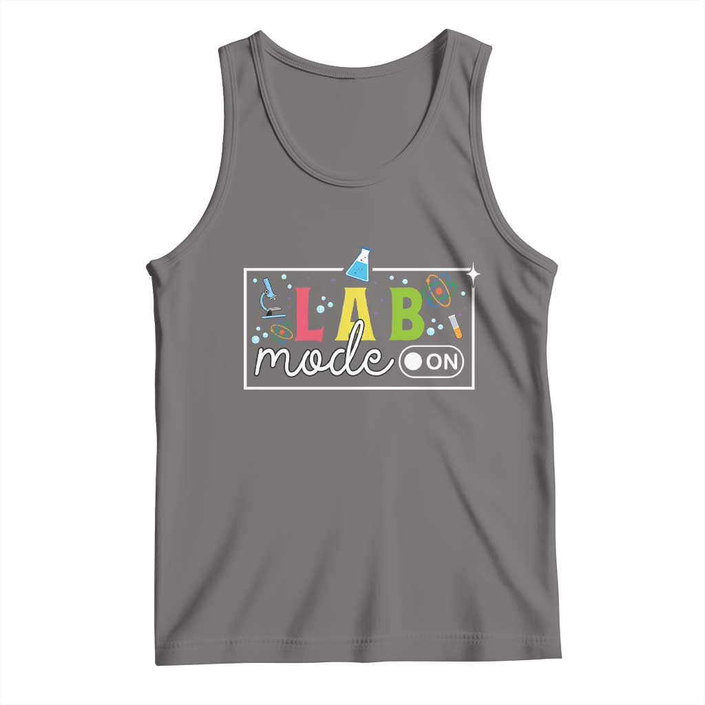 Funny Laboratory Scientist Tank Top Lab Mode On Chemistry Medical