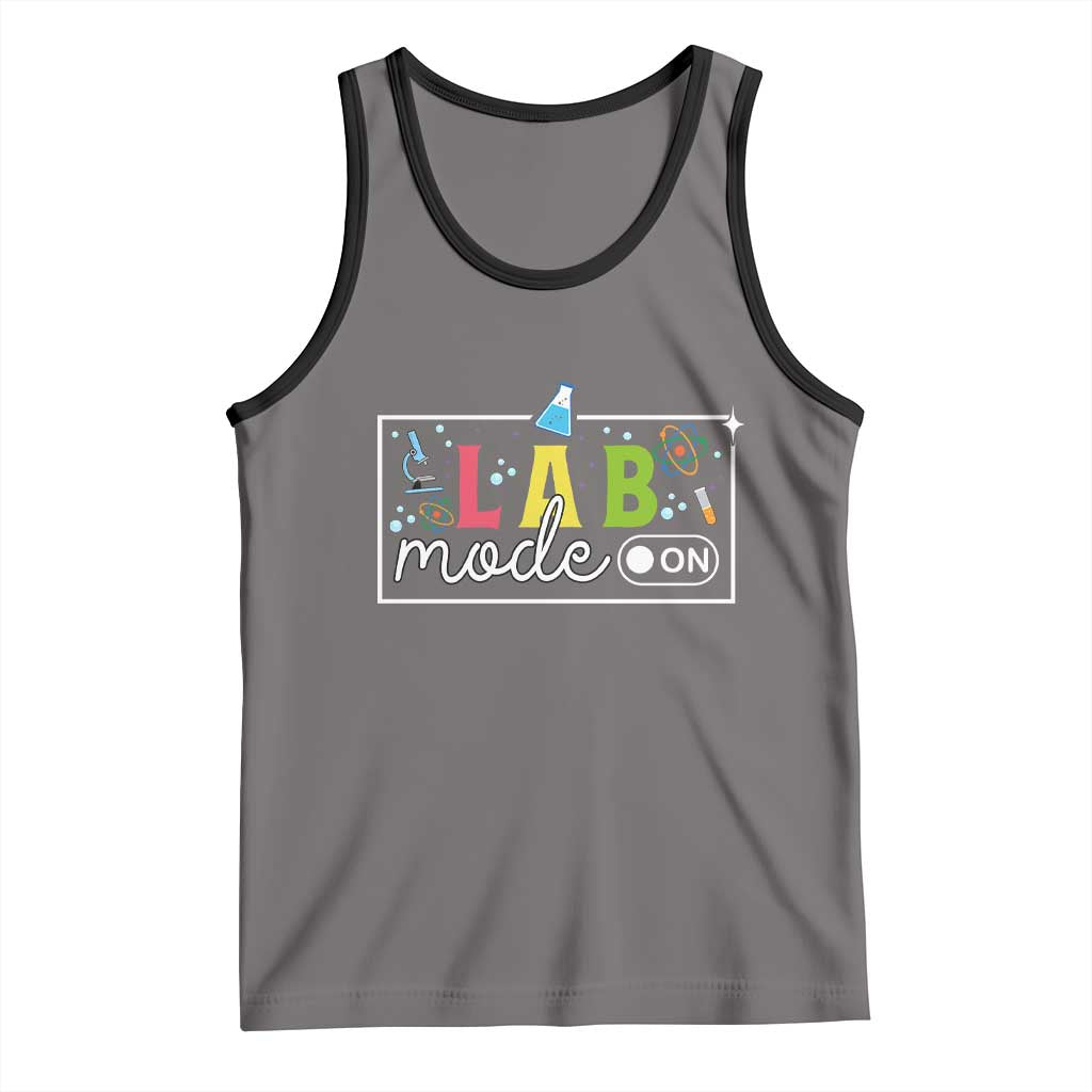 Funny Laboratory Scientist Tank Top Lab Mode On Chemistry Medical