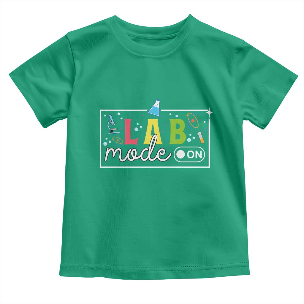 Funny Laboratory Scientist Toddler T Shirt Lab Mode On Chemistry Medical