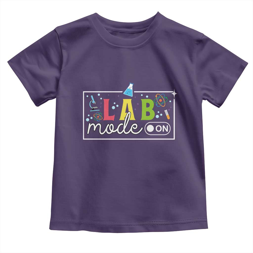 Funny Laboratory Scientist Toddler T Shirt Lab Mode On Chemistry Medical