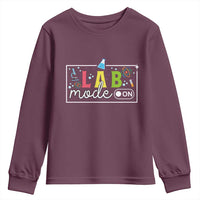 Funny Laboratory Scientist Youth Sweatshirt Lab Mode On Chemistry Medical