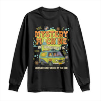 Funny Laboratory Week Scientist Long Sleeve Shirt Mystery Machine Of Diagnostic Chemistry Medical Van