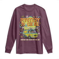 Funny Laboratory Week Scientist Long Sleeve Shirt Mystery Machine Of Diagnostic Chemistry Medical Van