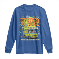 Funny Laboratory Week Scientist Long Sleeve Shirt Mystery Machine Of Diagnostic Chemistry Medical Van