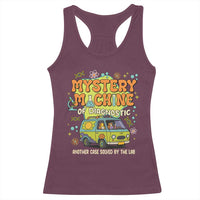 Funny Laboratory Week Scientist Racerback Tank Top Mystery Machine Of Diagnostic Chemistry Medical Van