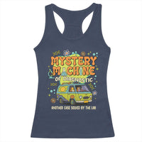 Funny Laboratory Week Scientist Racerback Tank Top Mystery Machine Of Diagnostic Chemistry Medical Van