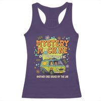 Funny Laboratory Week Scientist Racerback Tank Top Mystery Machine Of Diagnostic Chemistry Medical Van