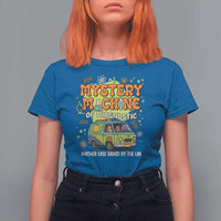 Funny Laboratory Week Scientist T Shirt For Women Mystery Machine Of Diagnostic Chemistry Medical Van