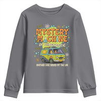 Funny Laboratory Week Scientist Youth Sweatshirt Mystery Machine Of Diagnostic Chemistry Medical Van