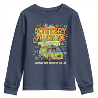 Funny Laboratory Week Scientist Youth Sweatshirt Mystery Machine Of Diagnostic Chemistry Medical Van