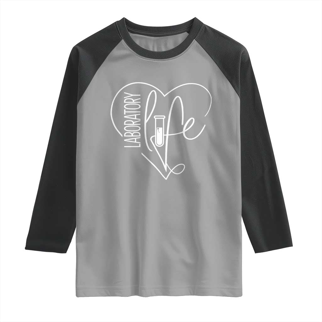 Funny Laboratory Life Lab Chemistry Scientist Raglan Shirt