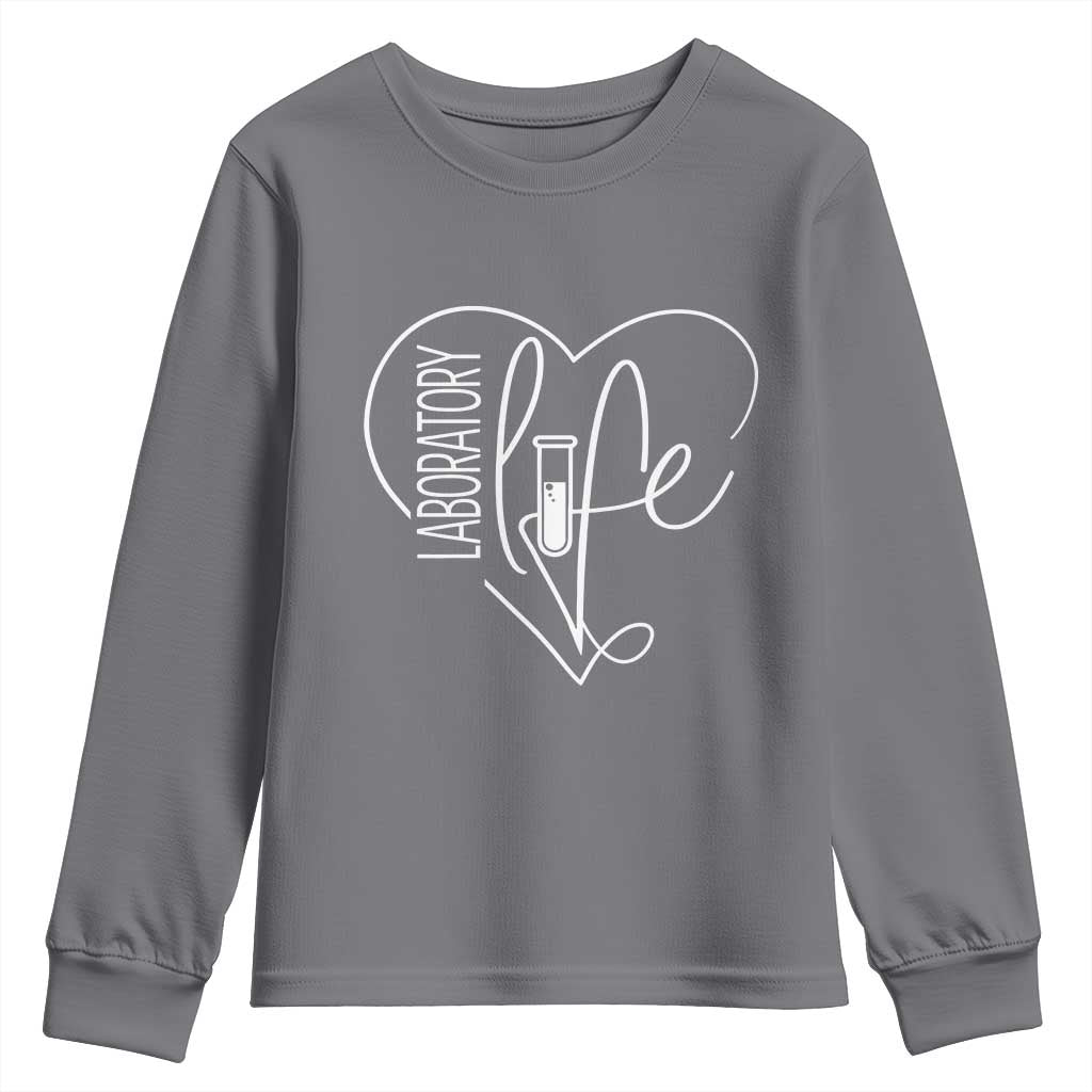Funny Laboratory Life Lab Chemistry Scientist Youth Sweatshirt
