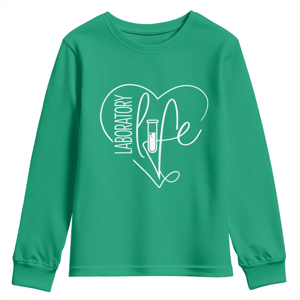 Funny Laboratory Life Lab Chemistry Scientist Youth Sweatshirt