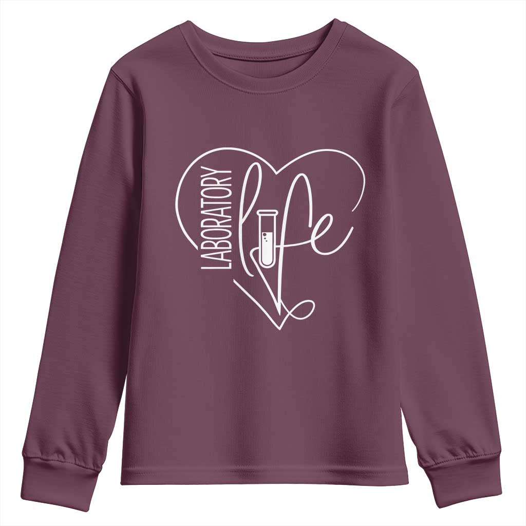 Funny Laboratory Life Lab Chemistry Scientist Youth Sweatshirt