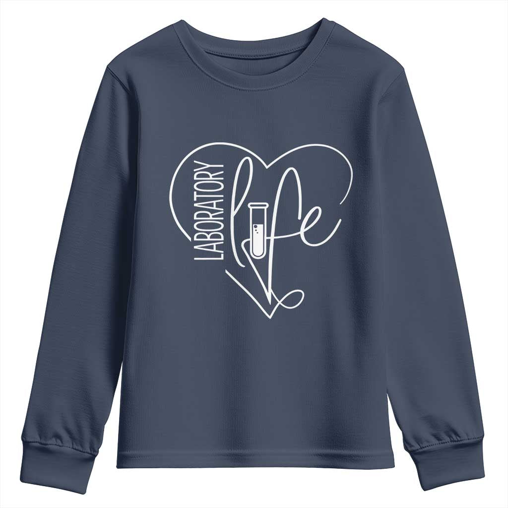 Funny Laboratory Life Lab Chemistry Scientist Youth Sweatshirt
