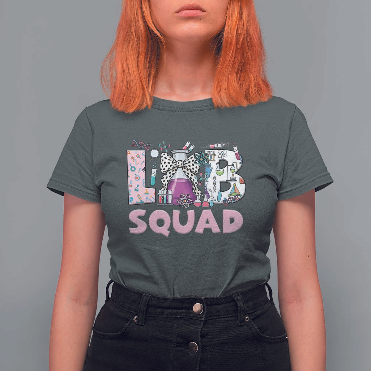 Funny Lab Squad Chemistry Laboratory Week T Shirt For Women
