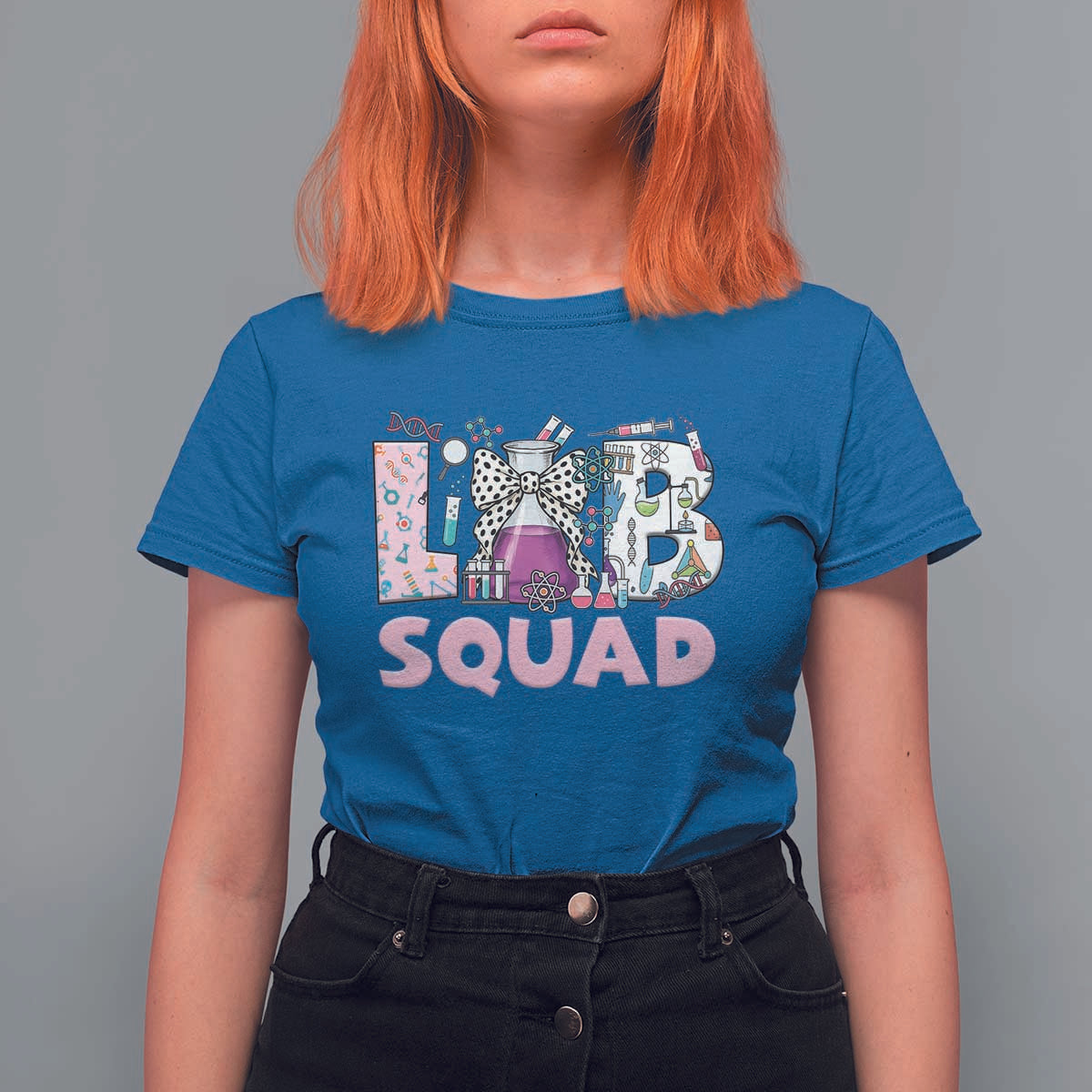 Funny Lab Squad Chemistry Laboratory Week T Shirt For Women