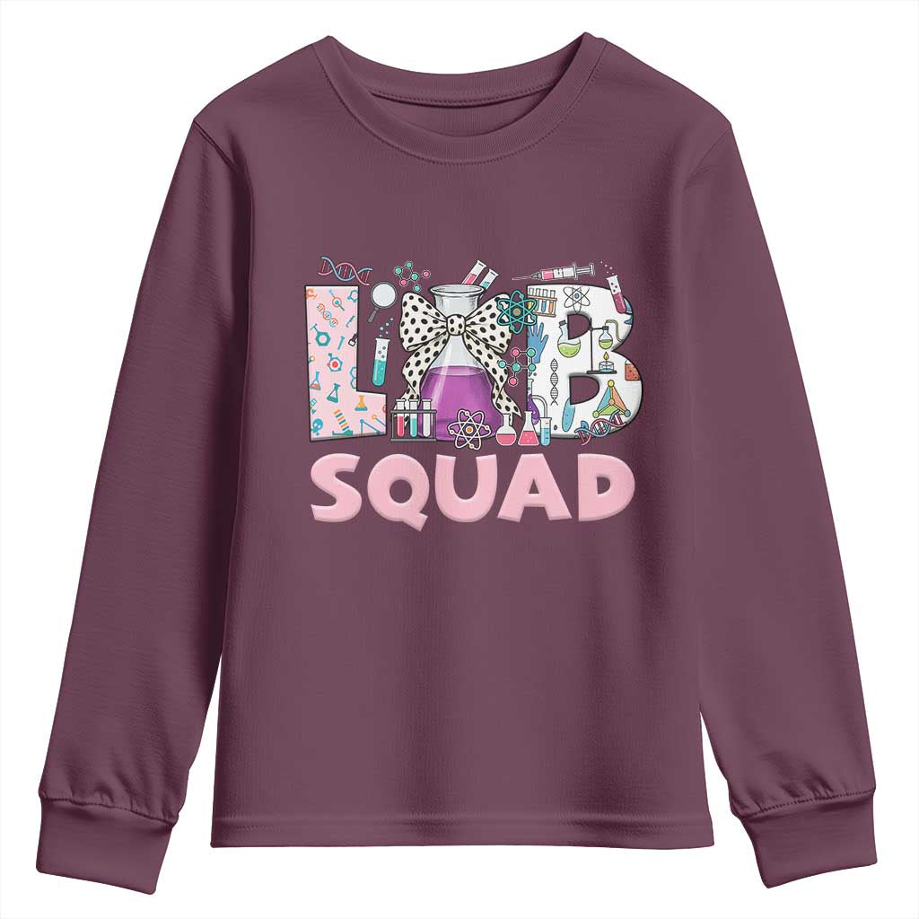 Funny Lab Squad Chemistry Laboratory Week Youth Sweatshirt