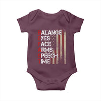 Stroke Awareness Baby Onesie BEFAST Stroke Symptoms Vintage American Flag